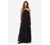 Noisy May NMFAIRY SL MAXI SMOCK CHIFFON DRESS XS Negro