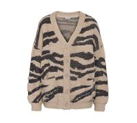 Noisy may Nmflynn L/S - Cárdigan de Punto con Cuello en V, Aluminio, M