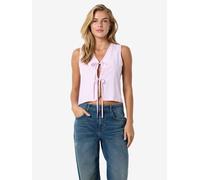 Noisy May NMFRIDA S/L TIE VEST WVN L Rosa