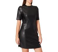 Noisy may NMHILL S/S Short Dress Vestido, Negro, M para Mujer