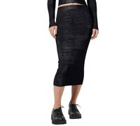 Noisy may Nmjaz HW Midi Knit Skirt FWD Noos Falda, Negro, XS Mujeres