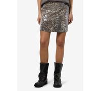 Noisy May NMJESSY SHORT SEQUIN SKIRT JRS XL Plateado
