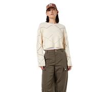 Noisy May Nmjune L/S - Jersey para Mujer con Cuello Redondo, Marfil Perlado, M