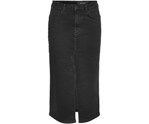 Noisy May NMKath NW Slit Midi Skirt VI478BL Noos Mujeres Falda de Longitud Media Negro Streetwear, Negro, M