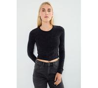 Noisy May NMKATINKA L/S WASHED TOP JRS FWD S Negro