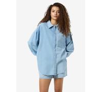 Noisy May NMKATRI LS OVERSIZE STR SHRT BS006LB XL Azul
