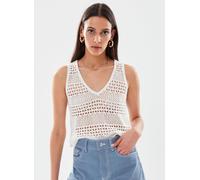 Noisy May Nmlaika S/L V-Neck Knit Crop Top Fwd S Blanco