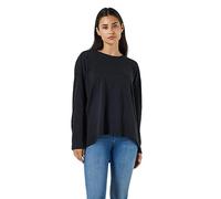 Noisy may Nmmathilde L/S O-Neck High/Low Top Noos Jersey para Mujer, Negro, M