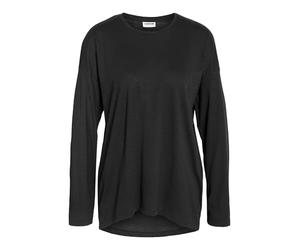 Noisy may Nmmathilde L/S O-Neck High/Low Top Noos Jersey para Mujer, Negro, M