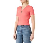 Noisy may Nmmaya S/S O-Neck Cutout Top Noos Camiseta, Sun Kissed Coral, S
