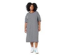 Noisy May Nmmayden 2/4 Vestido Curve, Negro/Rayas: BW, 44 para Mujer