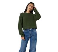 Noisy may Nmmaysa L/S O-Neck Knit Noos Suéter, Verde, M para Mujer