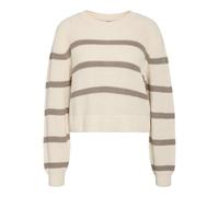 Noisy may Nmmaysa L/S Stripe O-Neck Knit Noos, Eggnog, XS para Mujer