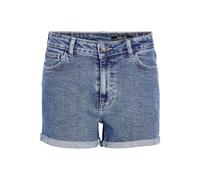 Noisy may NMMONI HW DNM AZ358MB Noos - Pantalones Cortos, Medio De Mezclilla Azul, L