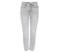 Noisy may Nmmoni HW Straght ANK Jeans Az277lg Noos Pantalones Vaqueros, Denim Light Grey, 31W x 32L para Mujer