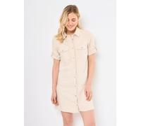 Noisy May Nmnew Signe S/S Denim Dress Clr Noos M Beige