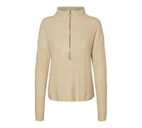 Noisy may Nmnewalice L/S Noos Jersey de Cuello Alto para Mujer, Crema Irlandesa., M
