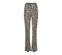 Noisy May Nmpasa HW Flared Pants Bg Noos - Pantalón para Mujer, Beige Negro, L