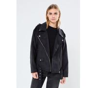 Noisy May NMPAULINA SUEDE OVERSIZE BIKER S Negro