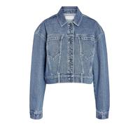 NOISY MAY Chaqueta Vaquera de Mujer Botones y Bolsillos de Solapa, Color:Azul-3, Talla:S