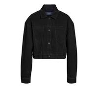 NOISY MAY NMRONJA L/S CROP DNM JACKET VI514BL NOOS Mujer Chaqueta Tejana Negro L 100% algodón