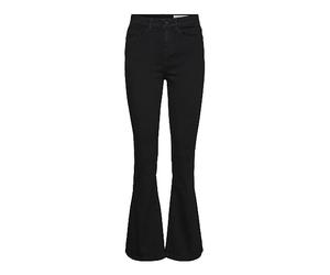 Noisy may NMSALLIE HW Flare Jeans VI023BL Noos, Mujer, Opacity, Black, 27/34