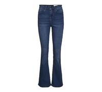 Noisy may NMSALLIE - Vaqueros de Cintura Alta para Mujer, Medio De Mezclilla Azul, 30W x 34L