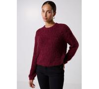 Noisy May Nmsassy L/S O-Neck Knit Noos M Burdeos