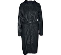 Noisy may Nmsky L/S-Abrigo de Lluvia Noos Impermeable, Negro, XL para Mujer
