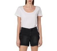 Noisy may Nmsmiley Cargo NW Pantalones Cortos Vi445bl Noos Vaqueros, Black Denim, L para Mujer