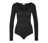 NOISY MAY NMSOFINA L/S RIB BODYSUIT JRS NOOS Mujer Camiseta Negro M-L