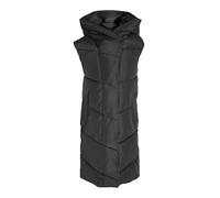 Noisy may Nmtally L/S Long Vest Noos Chaleco Acolchado, Negro, L para Mujer