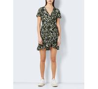 Noisy May Noisy May - Vestido de mujer corto estampado. Verde anticuario Talla 34