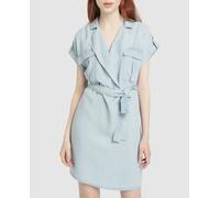 Noisy May Noisy May - Vestido vaquero Noisy May con cinturón. Azul claro Talla 36