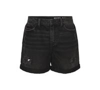 Noisy May Shorts tiro medio con cinco bolsillos de mujer. Negro 36 (S)