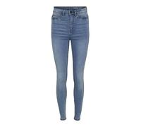 Noisy May NOS DE Nmcallie Jeans Ajustados, Azul (Blaulight Blue Denim), 25W / 30L para Mujer