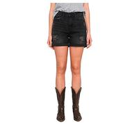 Noisy May NOS DE Nmsmiley NW DEST Shorts Vi061bl Bg Noos Pantalones Cortos, Black Denim, L para Mujer