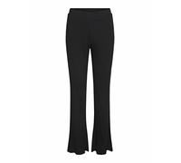 NOISY MAY Pantalón Acampanado de Mujer con Cintura elástica y Pierna Acampanada, Color:Negro, Talla:XS