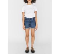 Noisy May Shorts tiro medio con dobladillo inferior de mujer. Azul 34 (XS)