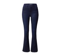NOISY MAY Pantalones de Mezclilla de Cintura Alta de Campana para Mujer, Pantalones Anchos Vintage elásticos NMSALLIE, Color:Azul Oscuro, Talla:29W / 34L