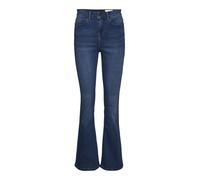 Noisy may NMSALLIE HW Flare Jeans VI021MB Noos, Mujer, Opacity, Medium Blue Denim, 31/32