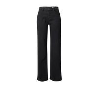 NOISY MAY Women's Denim Pants Wide Leg Mid Waist Stretch Pants NMYOLANDA, Color:Negro-2, Talla:27W / 30L, Largo de la Pierna:L30