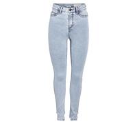 Noisy may Nmcallie HW Skinny Jeans Vi482lb Noos Vaqueros Ajustados, Mezclilla De Color Azul Claro, 29W / 32L Mujeres