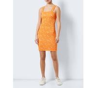 Noisy May Vestido de tirantes con nido de abeja. Naranja 36 (S)