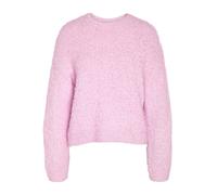 NOISY MAY Women knitted jumper relaxed fit fluffy fabric round neck long sleeves