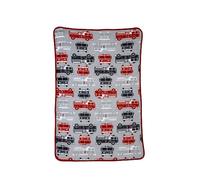 NoJo Toddler impreso Coral manta de forro polar Fire Truck Talla:pack de 1