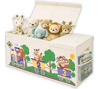 Nojube® Baúl Juguetes Infantil Grande XL, Caja Juguetes Almacenaje - Tren