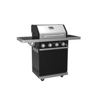 Nok Barbacoa de gas con 4+1 quemadores Alabama Nok. Negro