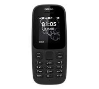 Nokia 105 DS Teléfono móvil, SIM doble, 4.57 cm (1.8"), 120 x 160 Pixeles, 800 mAh, Negro