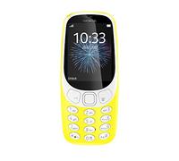 Nokia 3310 Dual SIM, versión 2017, Teléfono móvil Retro cálido, Color Amarillo